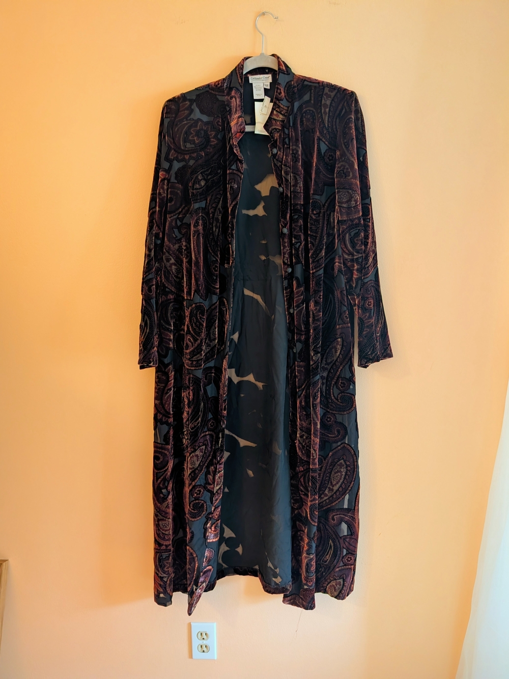 Coldwater Creek Paisley Duster